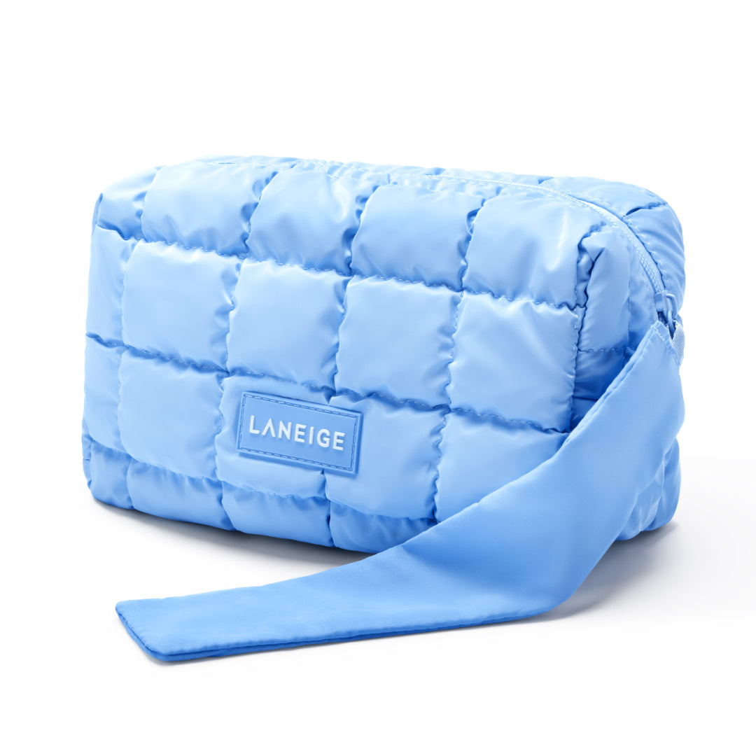 Laneige Blue Quilted Pouch